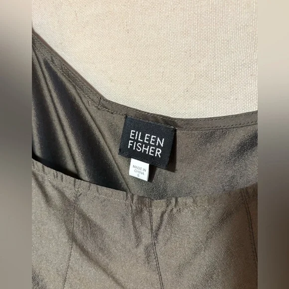 Eileen Fisher silk slip dress S - Picture 2 of 8